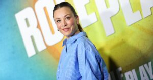 Kaley Cuoco’s  Lavender Crocs Are a Spring Style Slay — and They’re on Amazon!