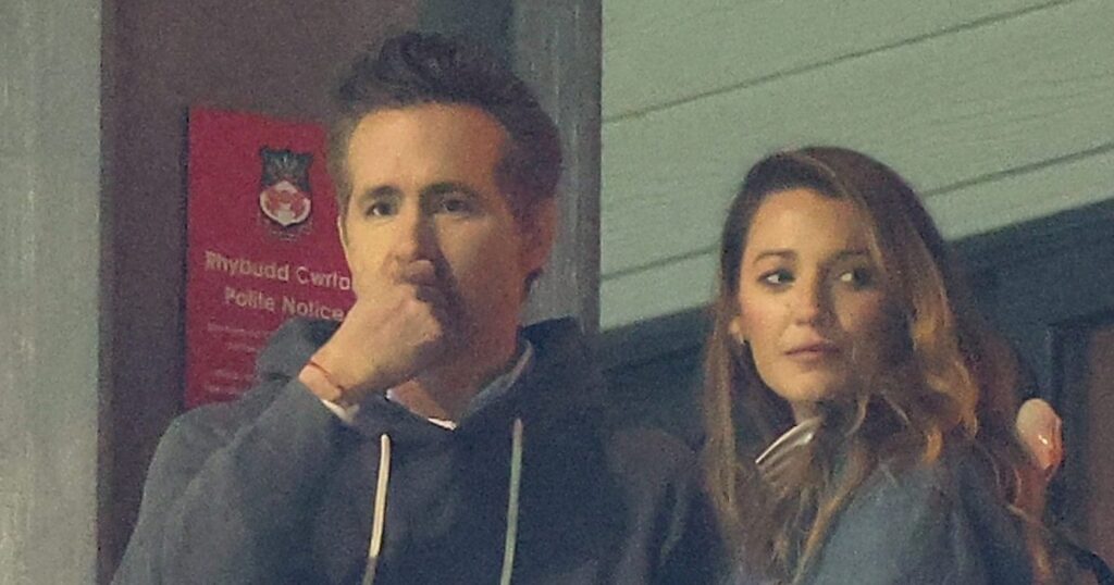 Blake Lively Packs on PDA With Husband Ryan Reynolds as She Supports Him at Wrexham Game in Wales