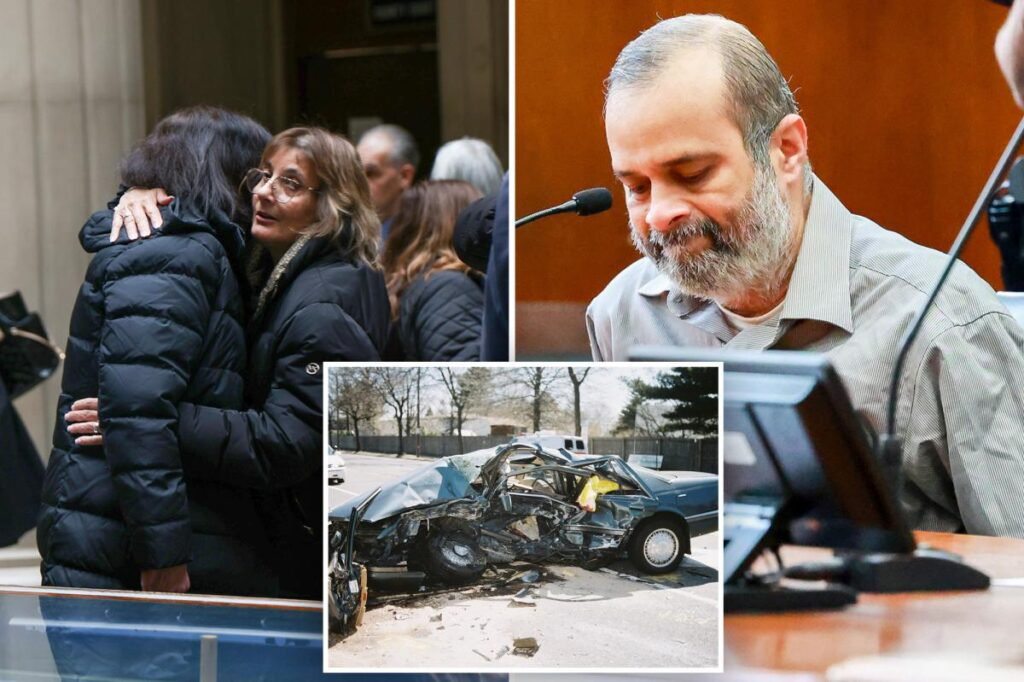 LI fugitive who fled after deadly 2005 crash smiles as he’s confronted by victim’s tearful family and given up to 10 years