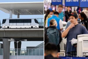 Test runs begin — but LAX people-mover still years behind schedule Test runs begin — but LAX people-mover still years behind schedule
