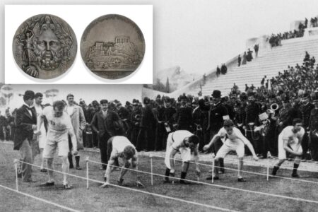 Medal from first modern Olympics dramatically exceeds estimate at auction