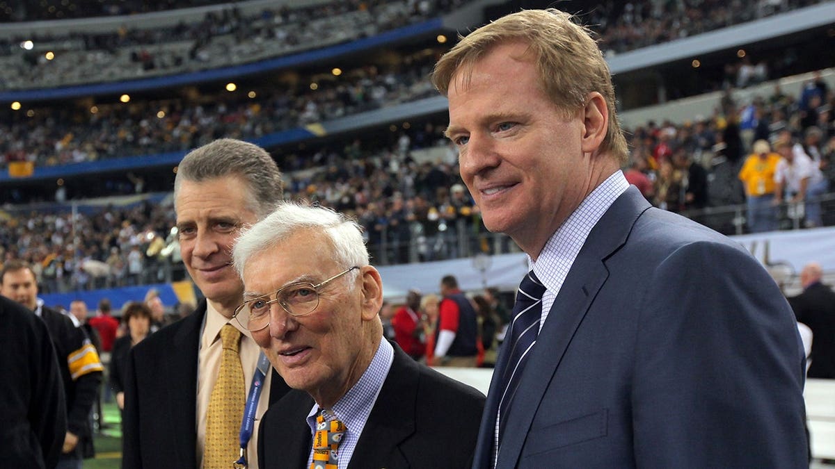Art and Dan Rooney and Roger Goodell