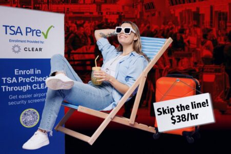 They’re doing lines! ‘Placeholding concierges’ are charging  an hour to ‘line sit’ as TSA chaos still rages — despite deal