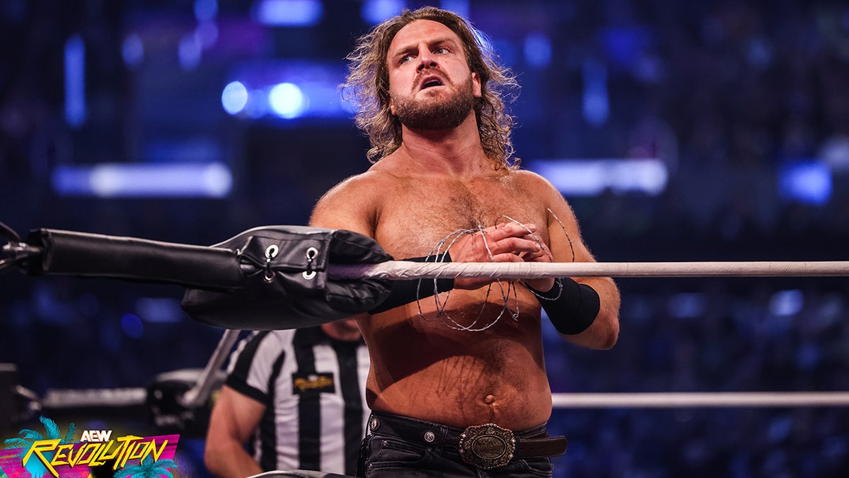 Adam Page prepares for violence