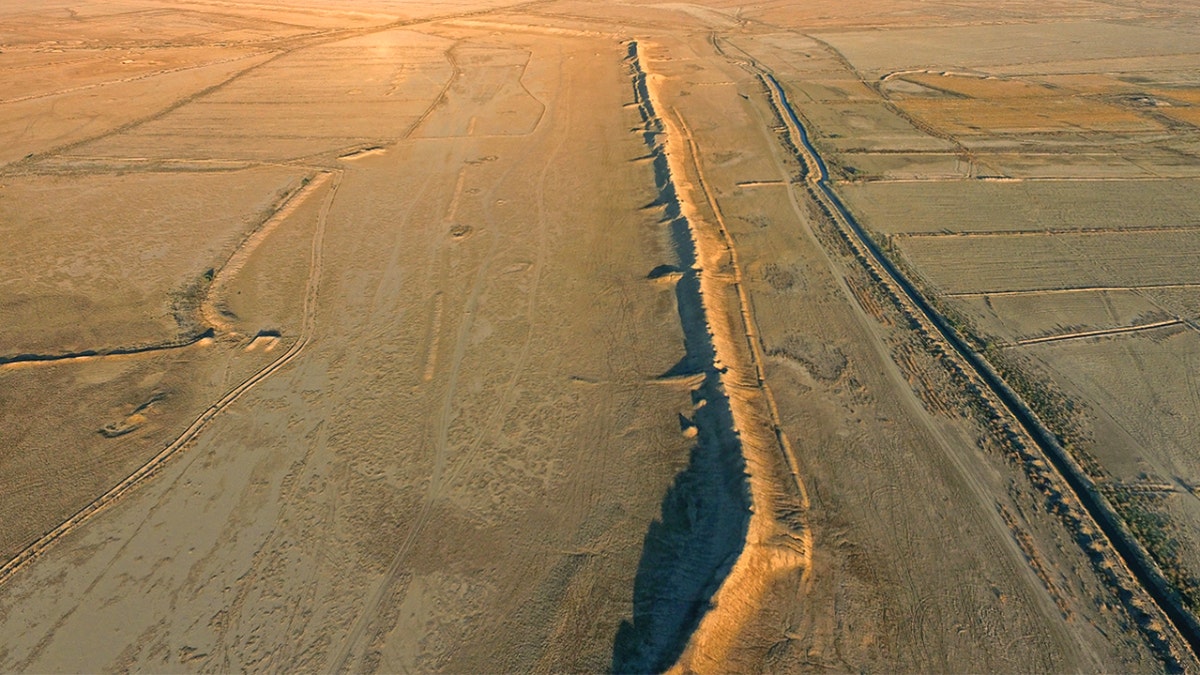 Aerial of ancient city