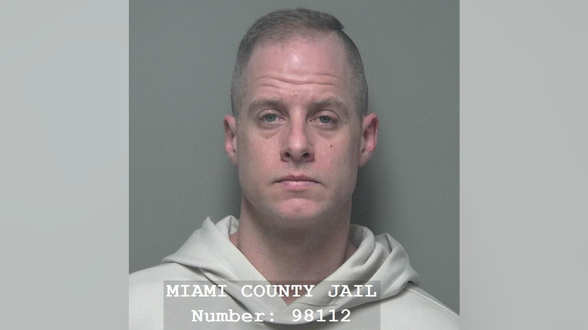 Caleb Flynn mugshot, accused of murdering his wife, Ashley Flynn