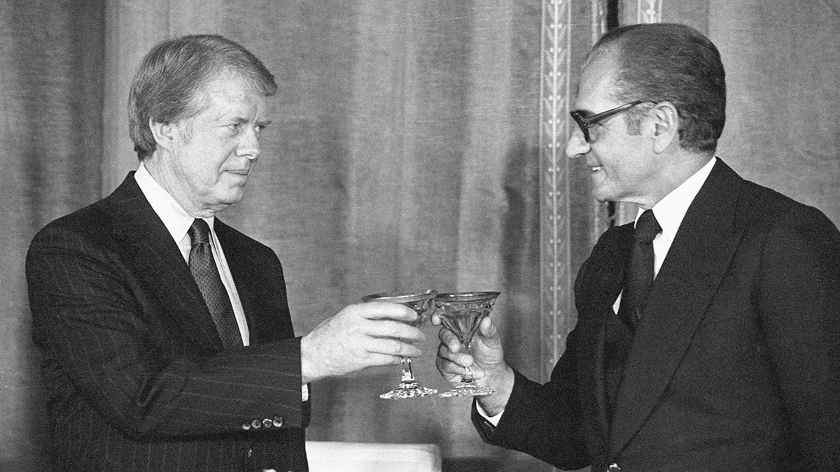 Jimmy Carter and Shah Pahlavi