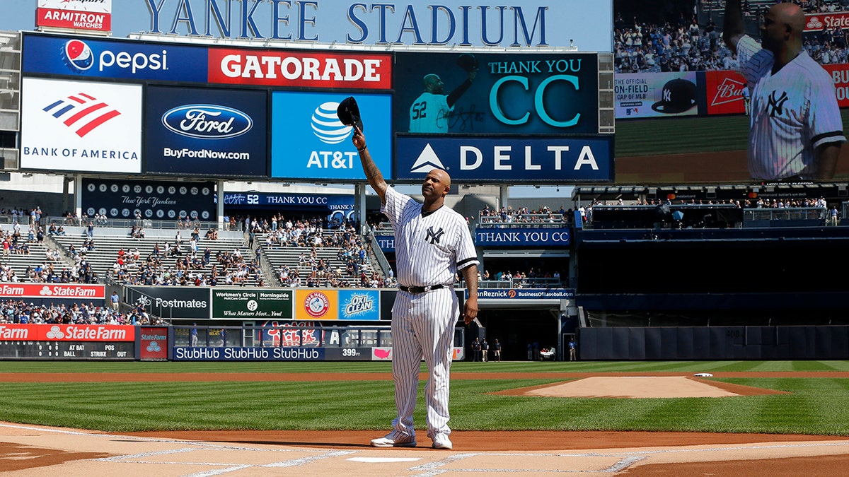 CC Sabathia salutes crowd