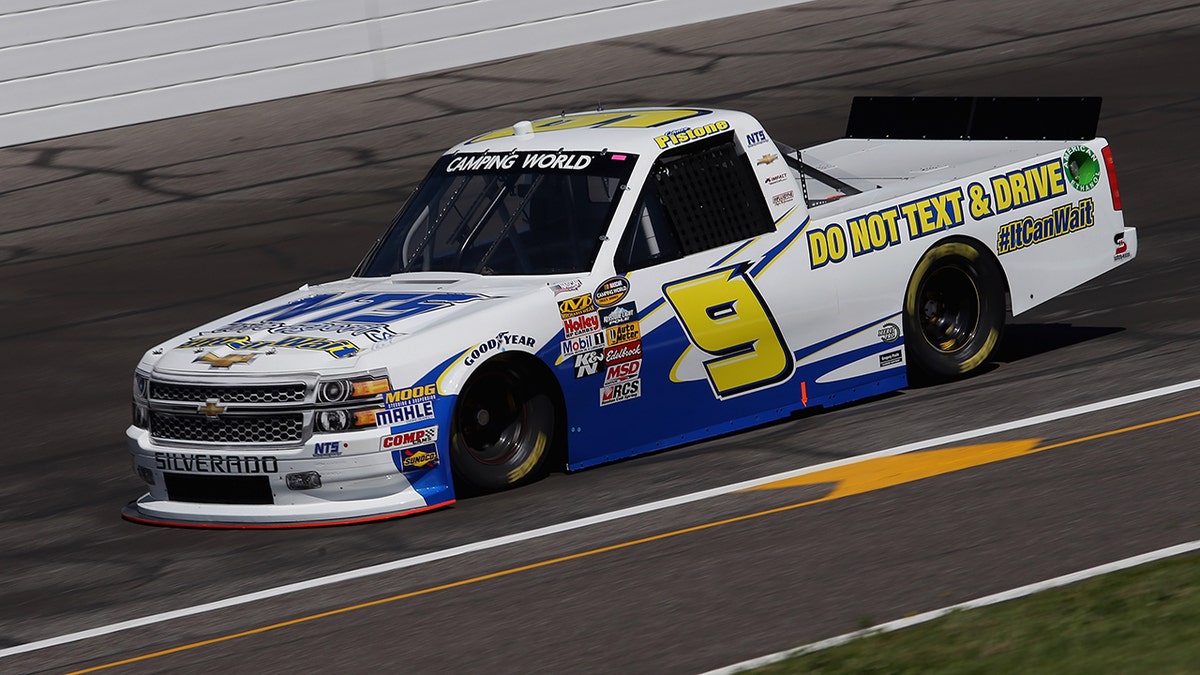 Chase Pistone in truck