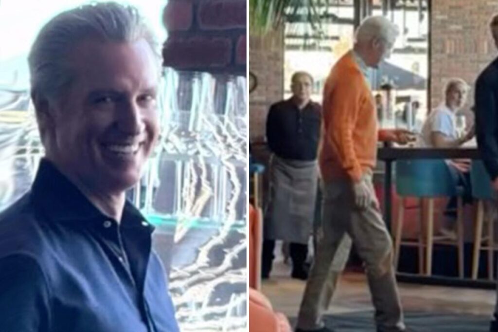 Gavin Newsom goes incognito to dodge snap with Epstein-tainted Bill Clinton