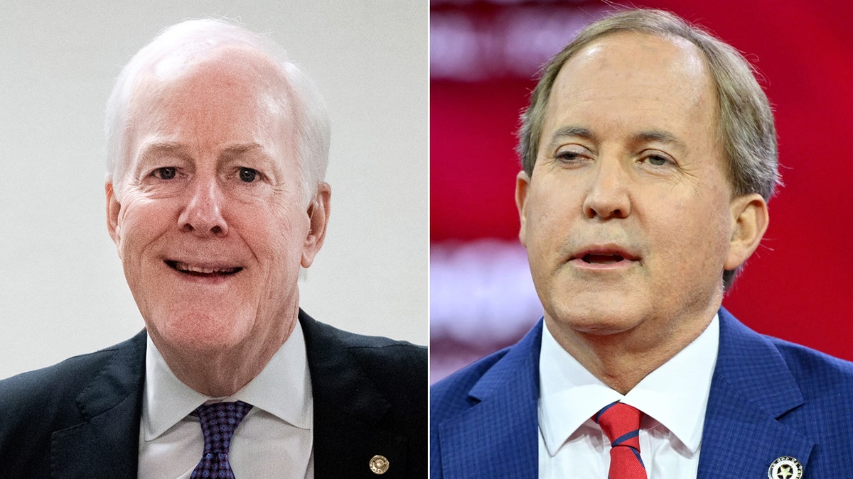 Left: Sen. John Cornyn; Right: Texas Attorney General Ken Paxton