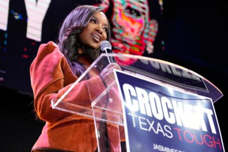 Complaining Rep. Jasmine Crockett leaves own Texas Senate primary watch party, accuses GOP of election meddling