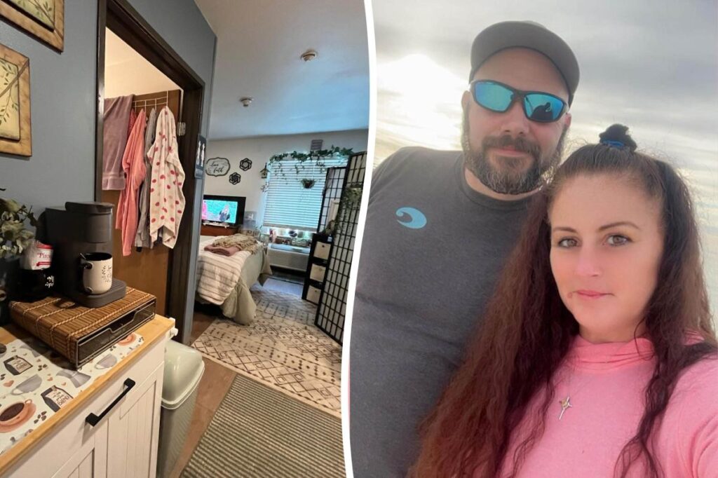 Married couple saves k a year in rent by moving into a hotel room