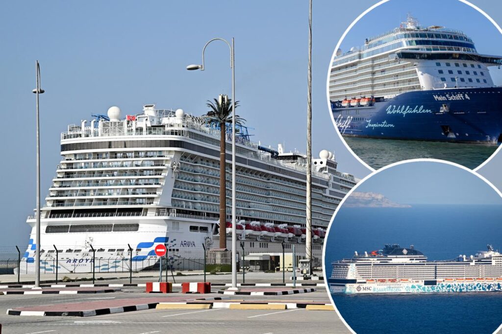 Cruise lines forced to cancel planned sailings on six ships still trapped in Middle East war zone