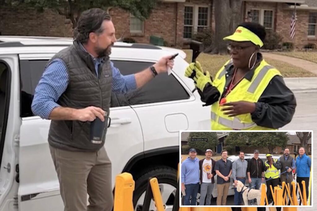 Texas elementary school ‘dads club’ gifts Jeep to beloved crossing guard after her car broke down: ‘Let’s help care for her’