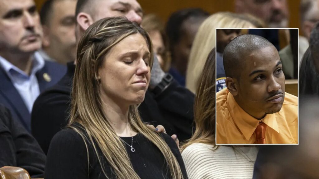 NYPD Officer Jonathan Diller’s widow weeps as sea of blue fills courtroom in accused cop killer’s murder trial NYPD Officer Jonathan Diller’s widow weeps as sea of blue fills courtroom in accused cop killer’s murder trial