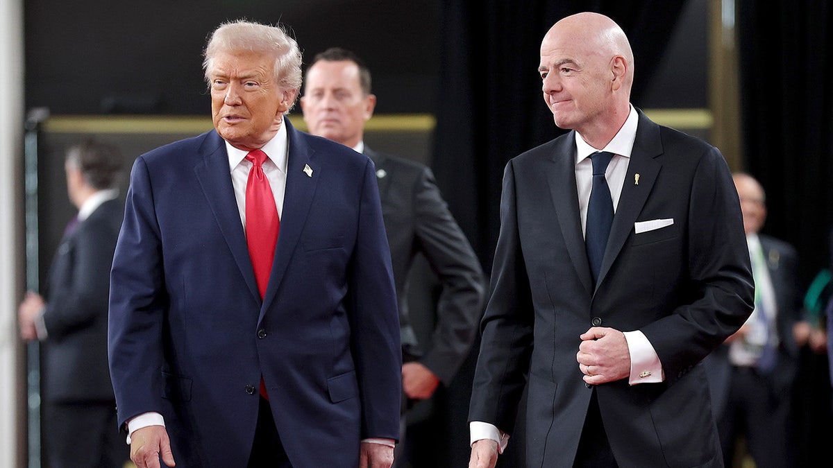 Donald Trump and Gianni Infantino
