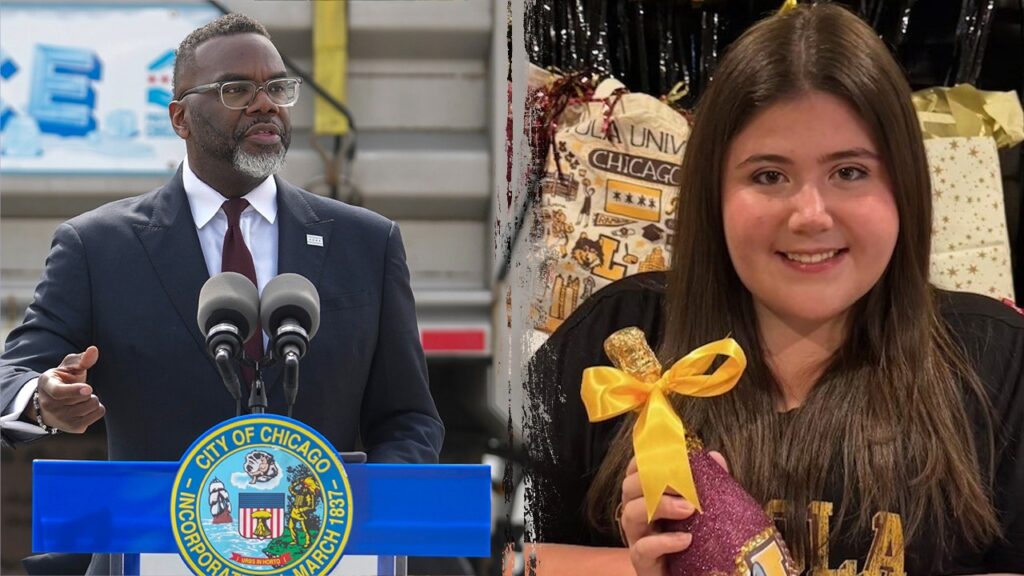 Chicago’s Brandon Johnson blasts ‘assaults against immigrants’ as slain Sheridan Gorman is laid to rest