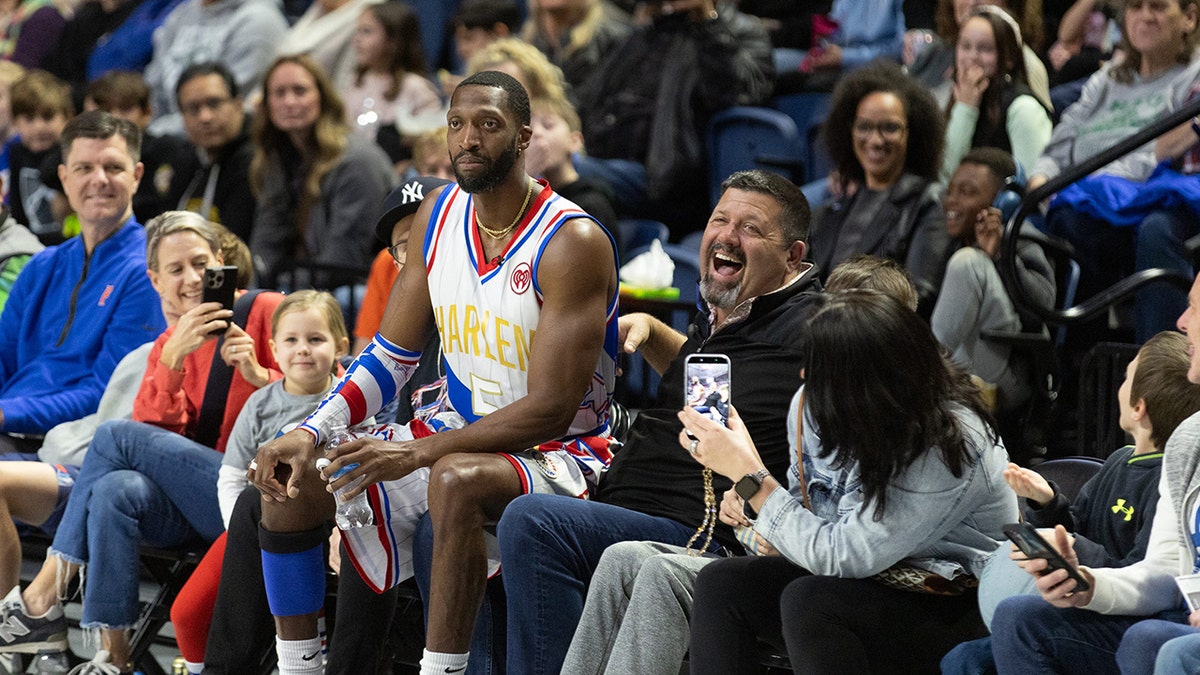Bulldog Mack in the stands