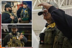 Unmasked ICE agents hounded after being deployed to airports in attempt to clear TSA crisis