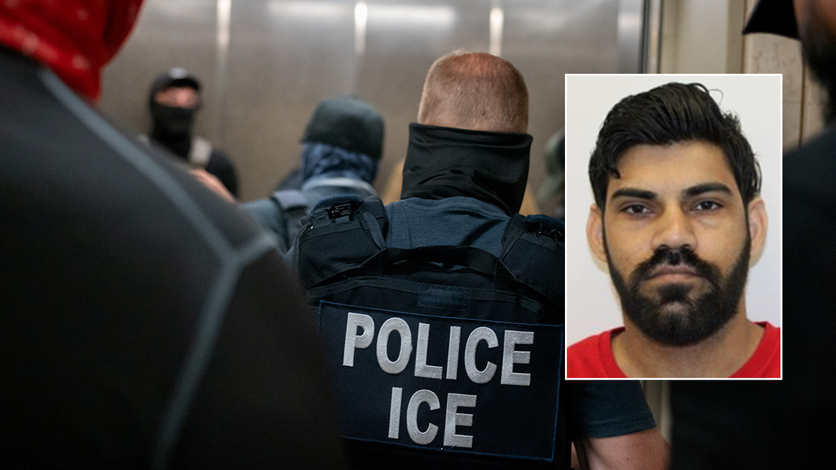 ICE agents and Rajinder Kumar