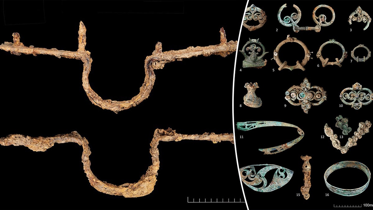 Artifacts found from hoard