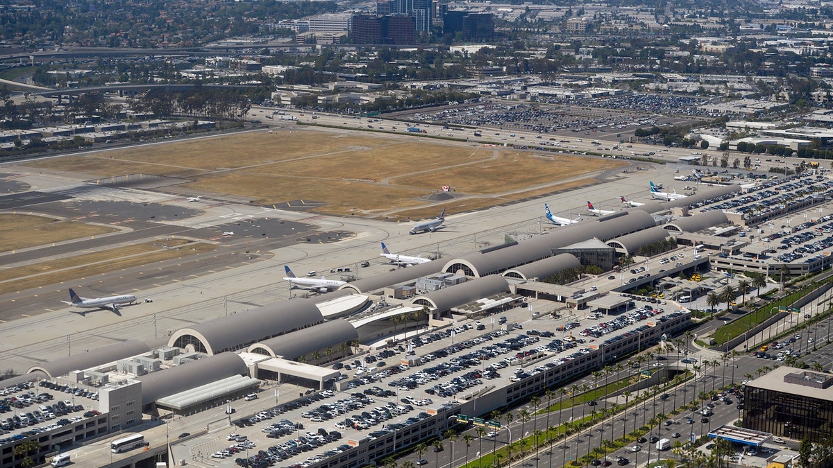 John Wayne airport aerial view