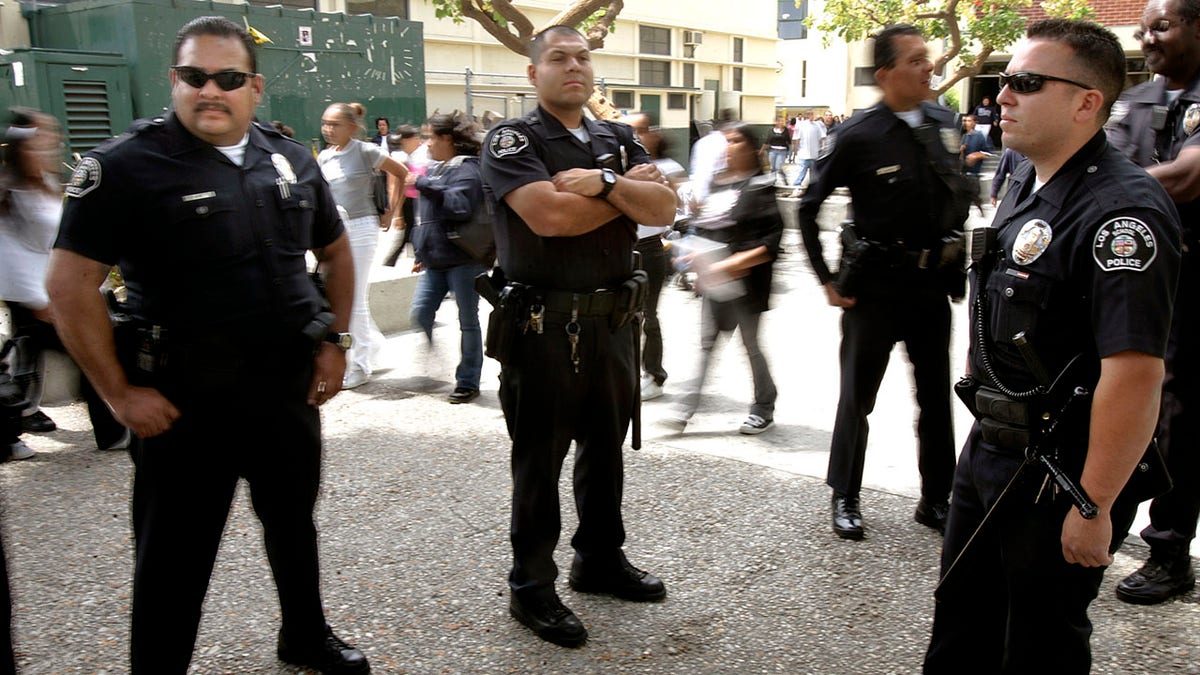  Los Angeles School Police officers
