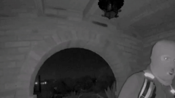 Doorbell camera footage of the suspect in Nancy Guthrie's disappearance