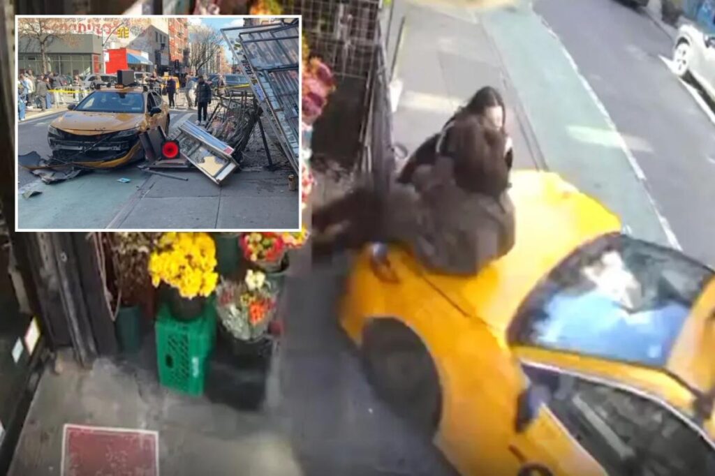 Runaway NYC cab plows into 2 women outside bodega in heart-pounding caught-on-camera crash Runaway NYC cab plows into 2 women outside bodega in heart-pounding caught-on-camera crash