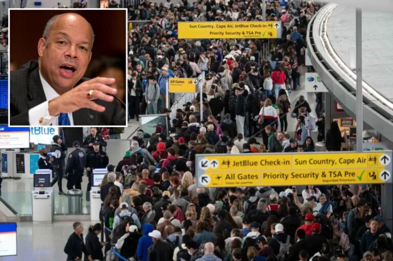 Obama’s former DHS head slams TSA shutdown as airport chaos grows: ‘Stop the madness’