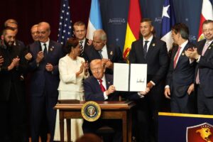 Trump vows US military power toward eradicating cartels, urges Latin American countries to do the same