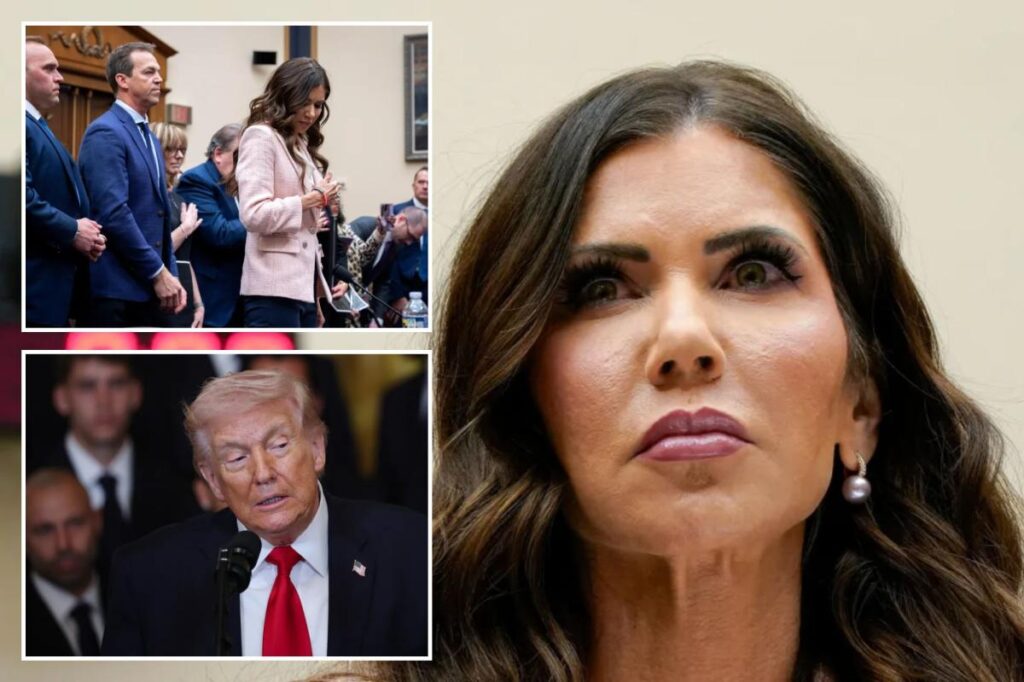 Exclusive | Noem’s answer on ‘sexual relations’ with  Lewandowski was ‘final straw’ for Trump, sources say