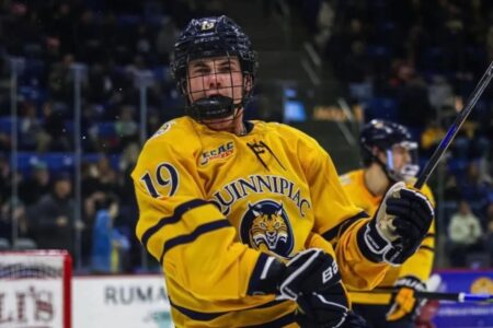 Long Island’s Ethan Wyttenbach finalist for college hockey’s Hobey Baker Award