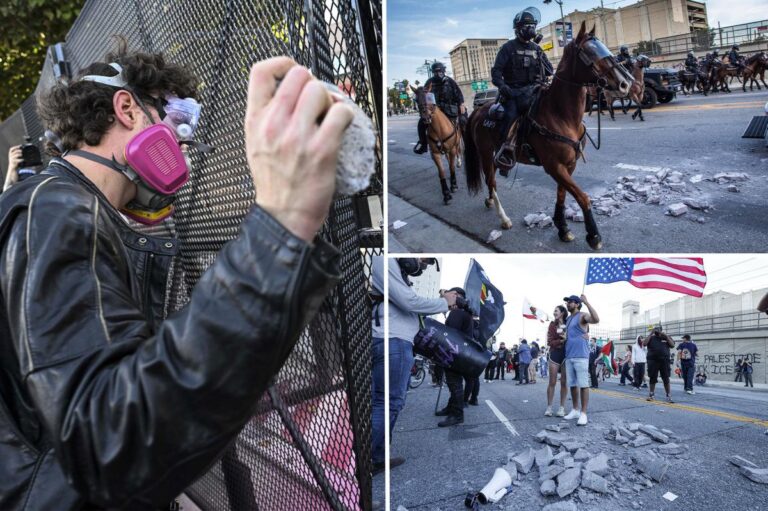 Shocking video catches LA ‘No Kings’ protesters using brutal tactics to attack cops Shocking video catches LA ‘No Kings’ protesters using brutal tactics to attack cops