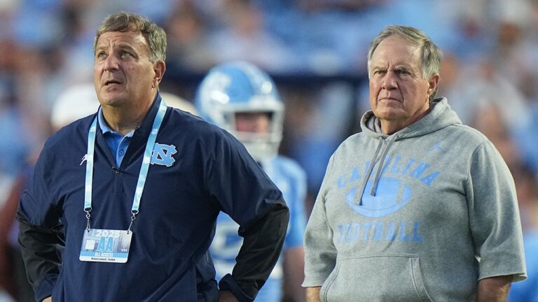 UNC GM Michael Lombardi claims ‘fake stories’ helped undermine Bill Belichick’s debut season