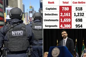 Exclusive | Experienced NYPD cops see little incentive to stay with department if Mamdani cuts overtime