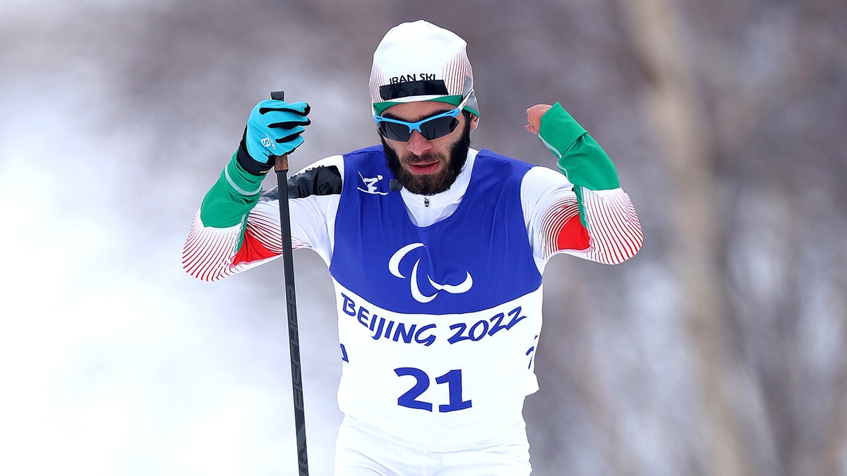 Aboulfazl Khatibi Mianaei competes at Beijing 2022 Winter Paralympics