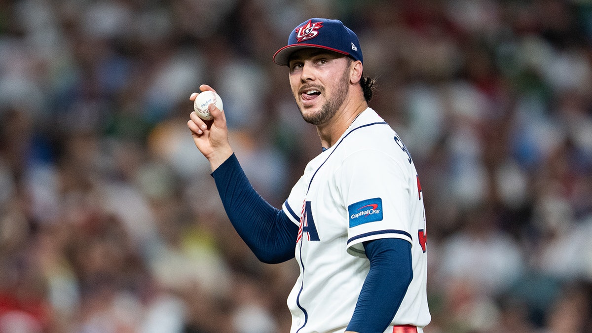 Paul Skenes during WBC