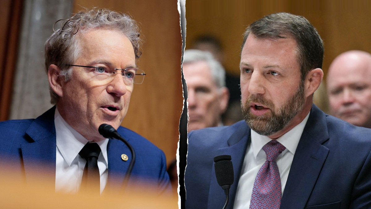 Split image of Sens. Rand Paul and Markwayne Mullin