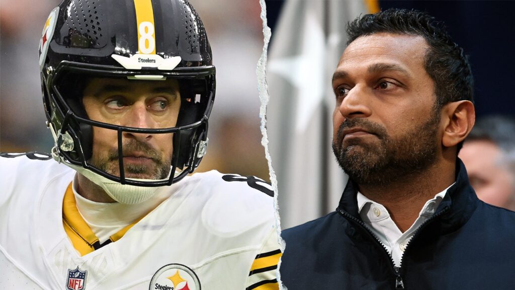 Aaron Rodgers appears to call out FBI Director Kash Patel for celebrating with US men’s hockey team