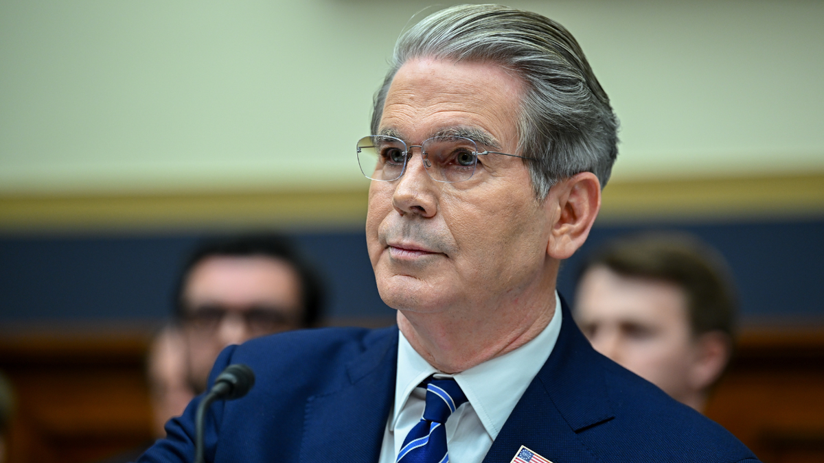 Scott Bessent, U.S. Treasury Secretary, testifies before the House Financial Services Committee hearing.