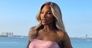 Serena Williams Goes Braless Underneath a Silk Sunset Dress After Weight Loss