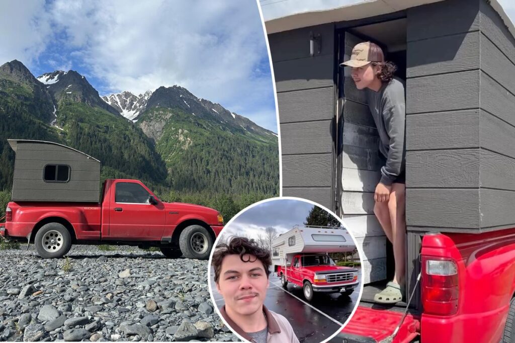 I built a K truck home to avoid paying rent — and I love being a nomad despite the bears