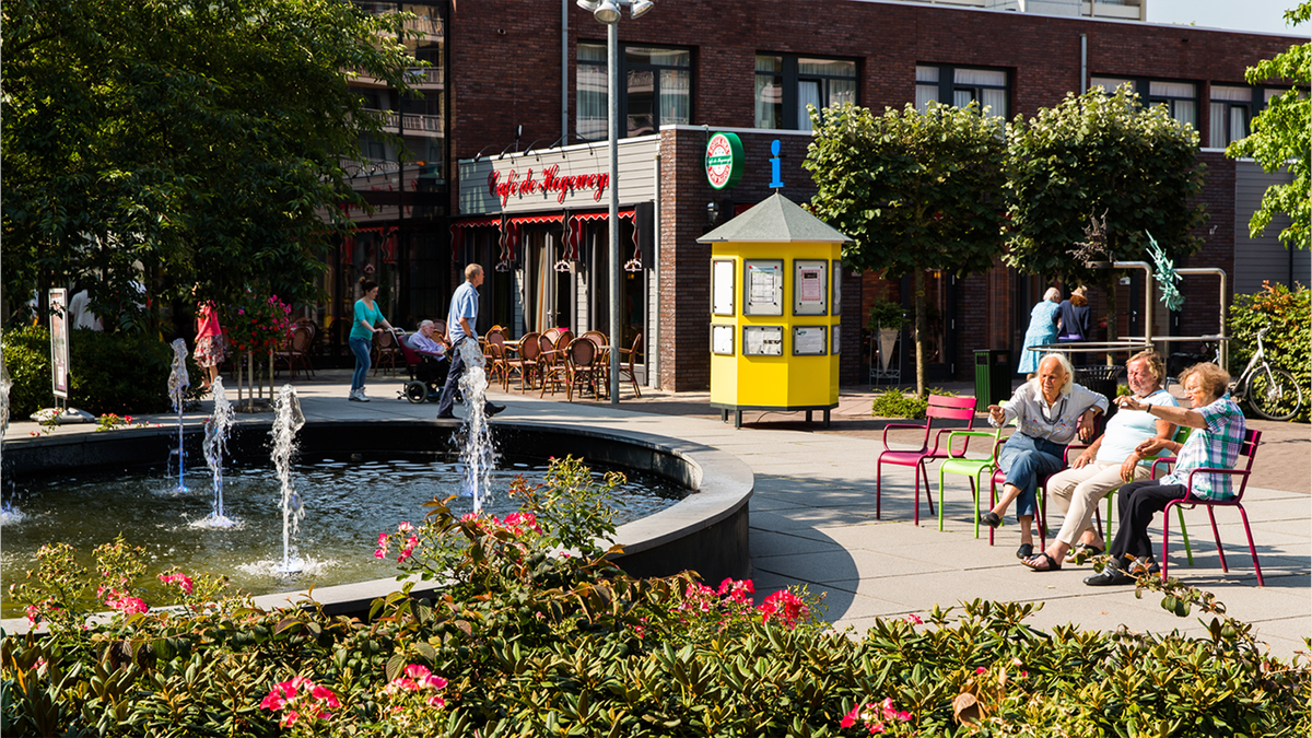 The Hogeweyk in Amsterdam seeks to "emancipate people living with dementia and include them in society," according to its website. The Wisconsin project is being modeled after the Hogeweyk.