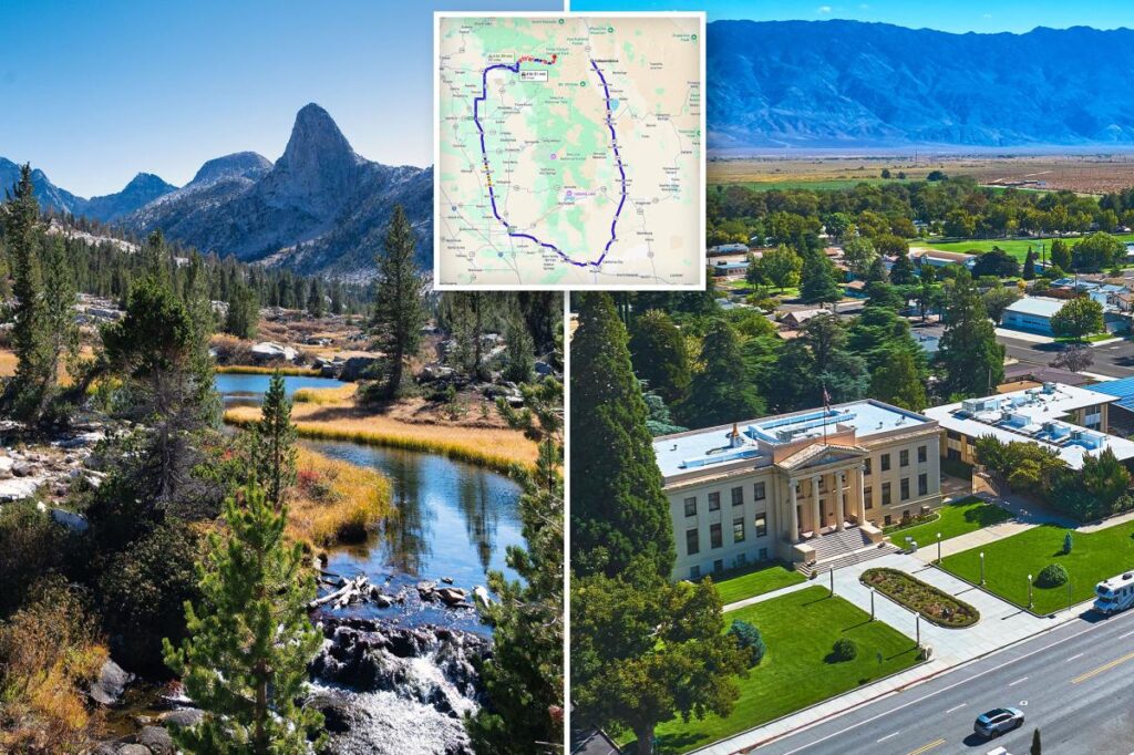These two California mountain towns are 20 miles apart – but hours away from each other These two California mountain towns are 20 miles apart – but hours away from each other