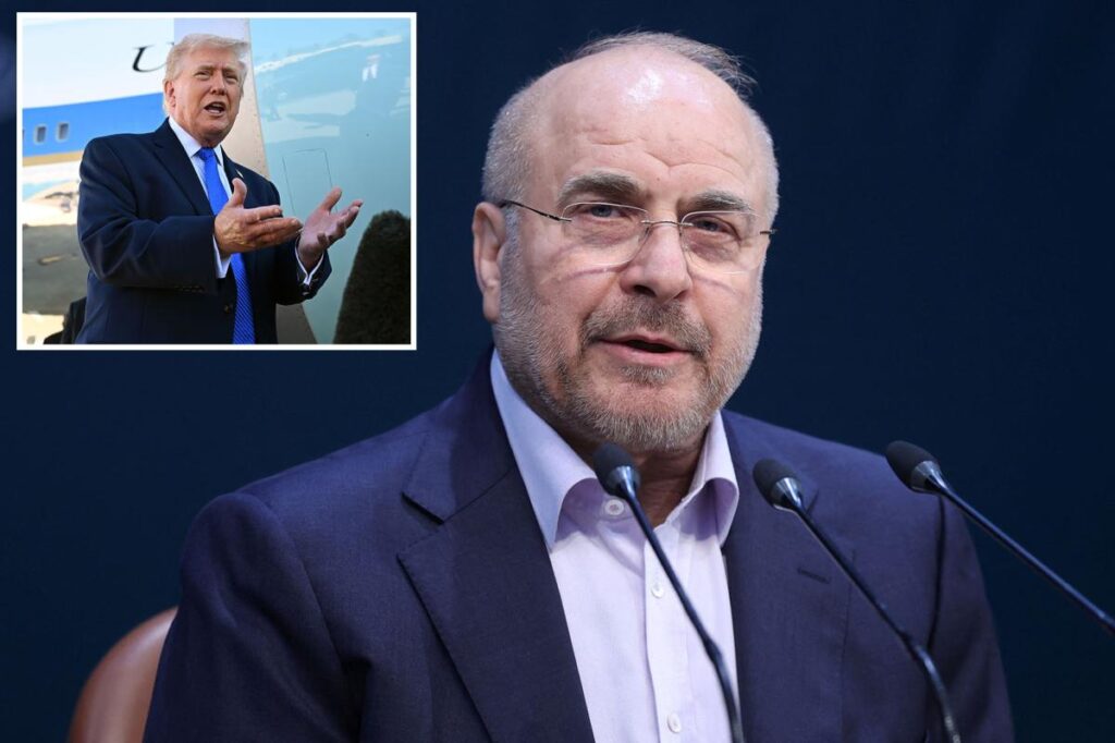 US negotiating with Iranian parliament speaker Mohammad Bagher Ghalibaf after Trump was coy on which leader was in charge: report US negotiating with Iranian parliament speaker Mohammad Bagher Ghalibaf after Trump was coy on which leader was in charge: report