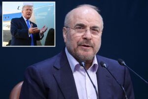US negotiating with Iranian parliament speaker Mohammad Bagher Ghalibaf after Trump was coy on which leader was in charge: report