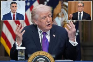 Exclusive | Trump goes off on ‘loser’ Spain, tells The Post  UK’s Keir Starmer should help with Iran ‘without question’: ‘Very disappointing’