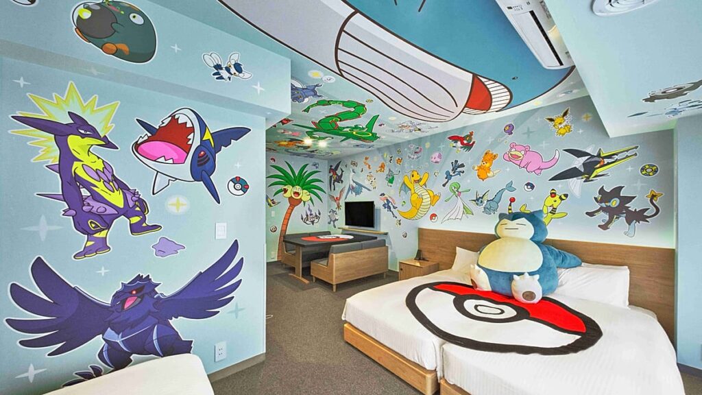 See inside this Japanese hotel brand’s expanded Pokémon room range